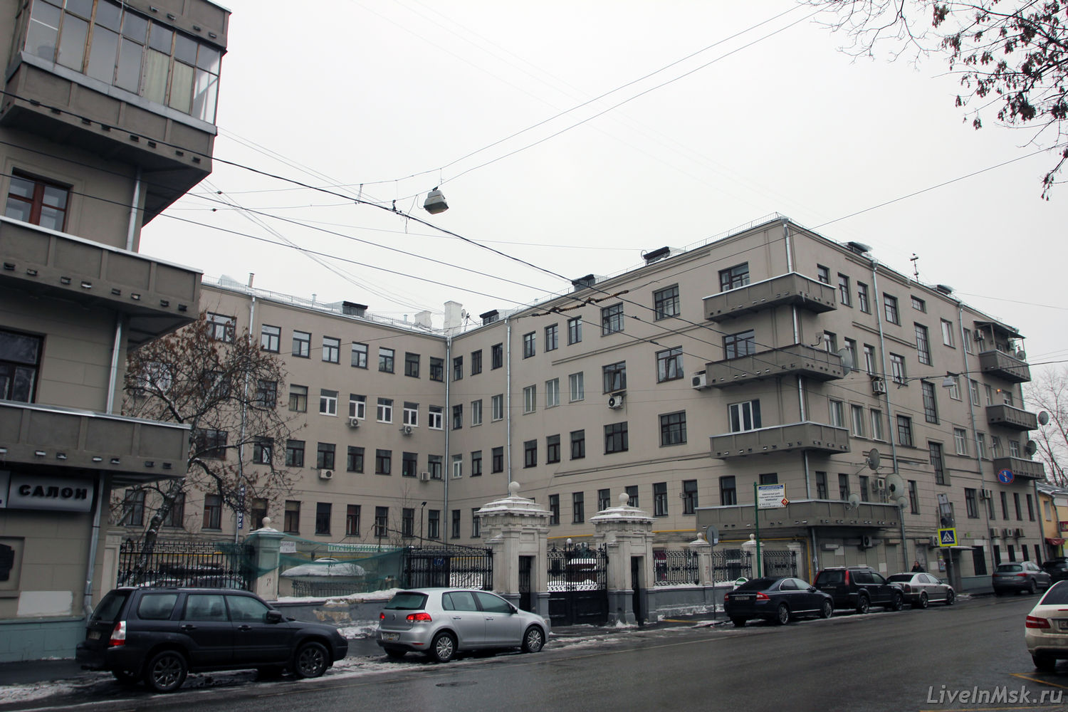 Дом, где жила А.Ахматова