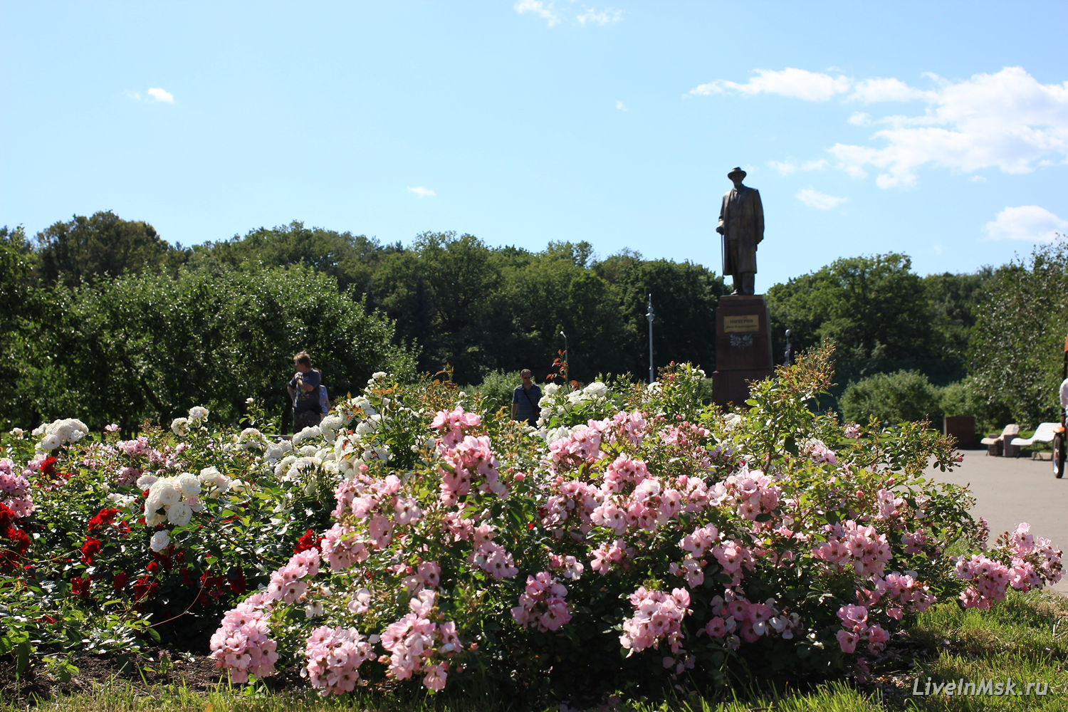 ВДНХ. Мичуринский сад и памятник Мичурину