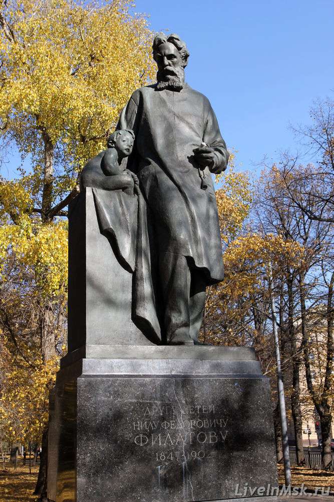Памятник Н.Ф. Филатову, Фото 2016 года