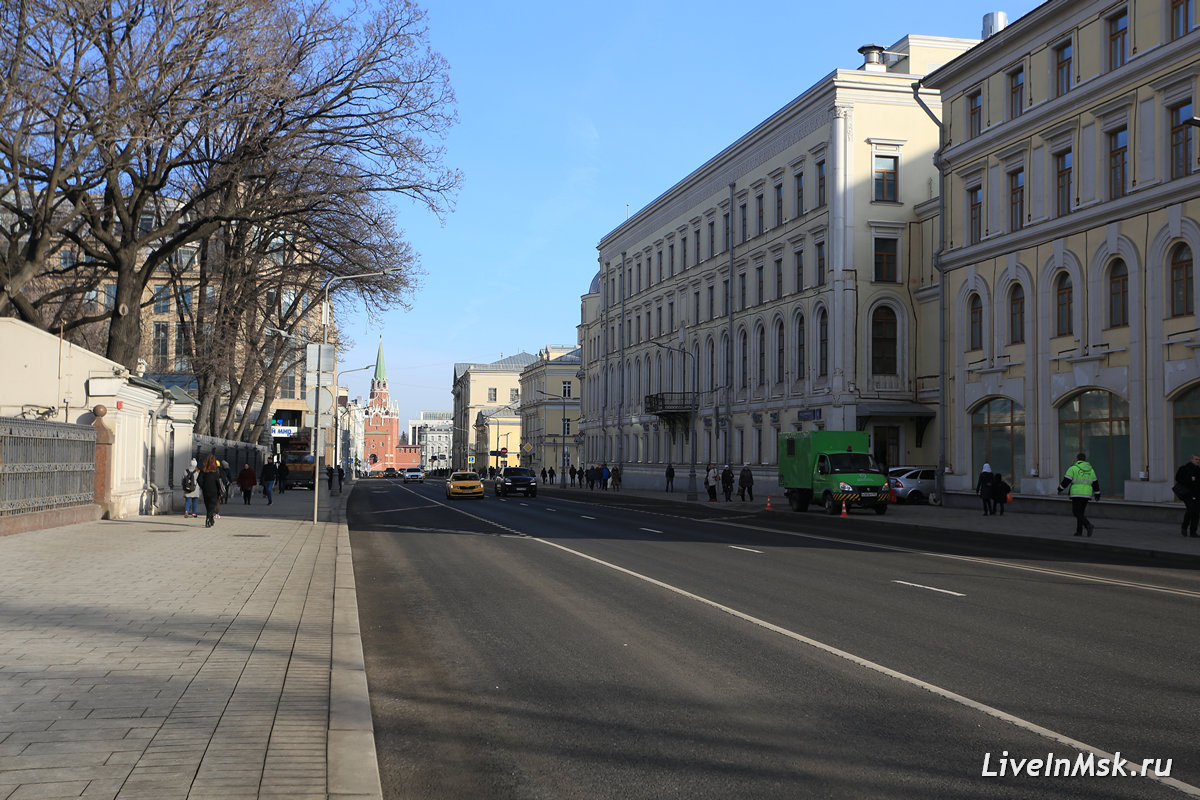 Улица Воздвиженка, фото 2019 года