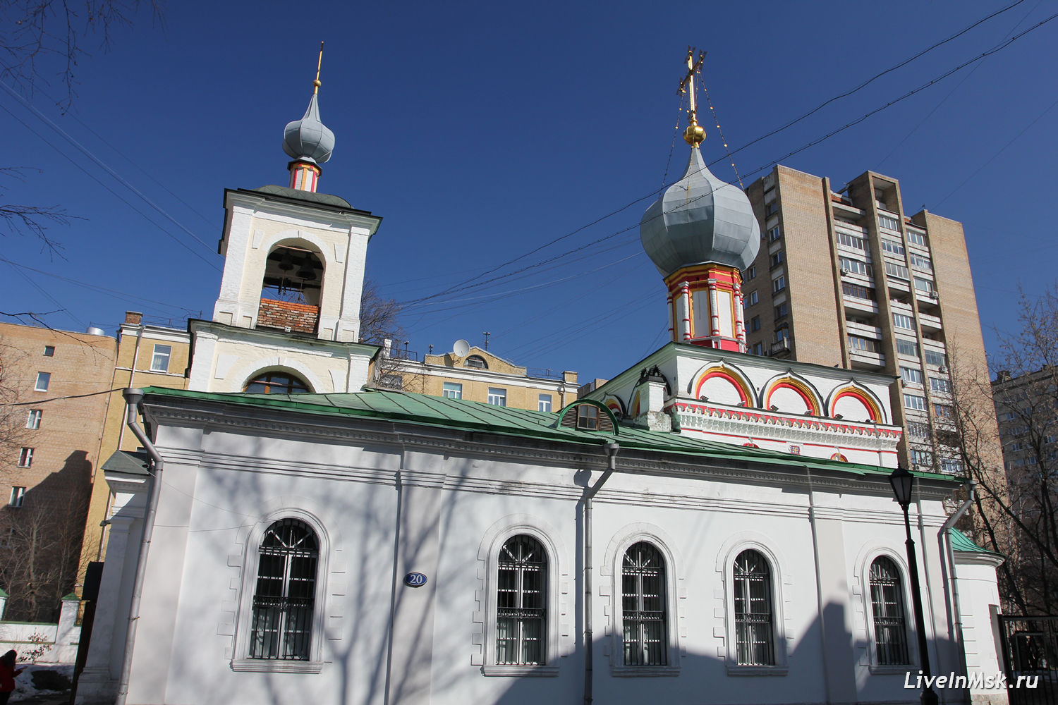 Храм Власия Севастийского в Староконюшенной слободе. Фото 2013 года