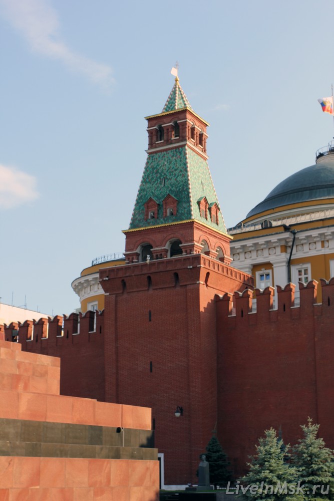 Сенатская башня Московского Кремля, фото 2015 года