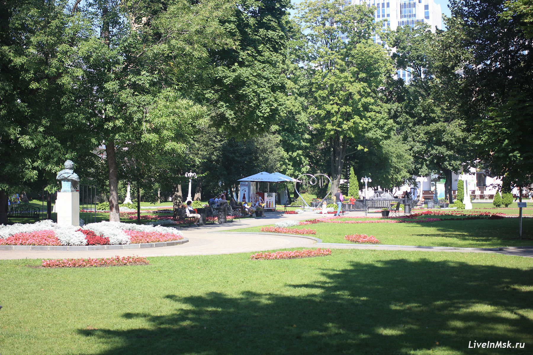 Сад Эрмитаж, фото 2017 года