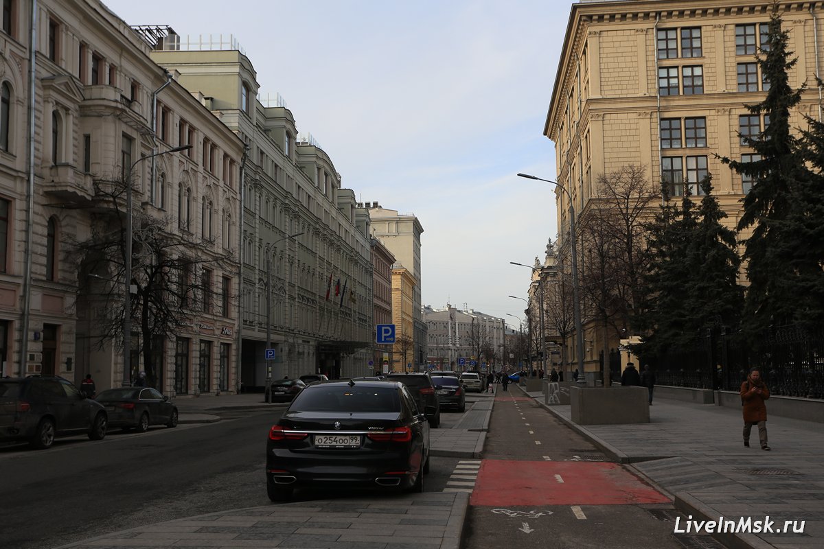 Неглинная улица, фото 2019 года