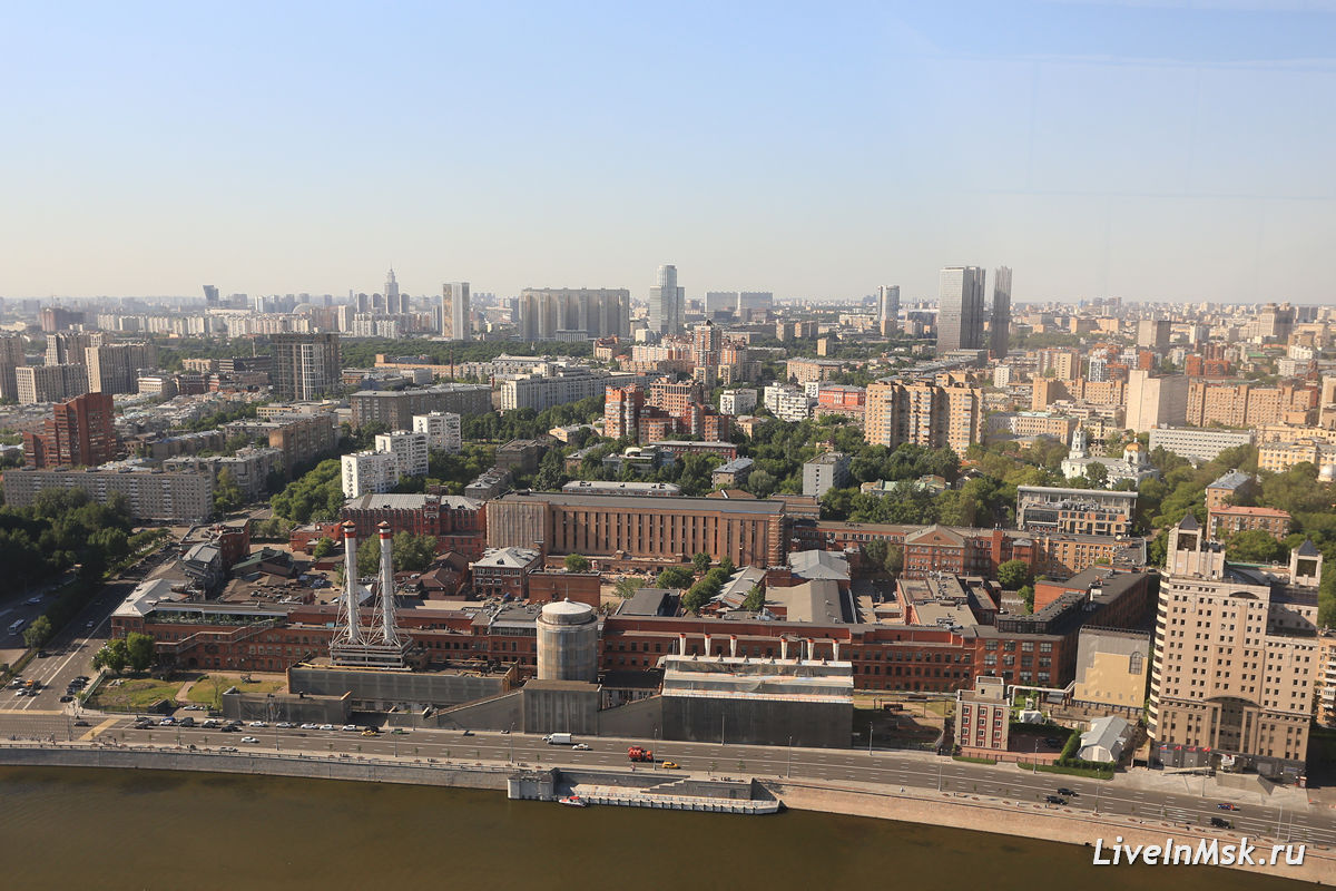 Панорама Москвы со смотровой площадки