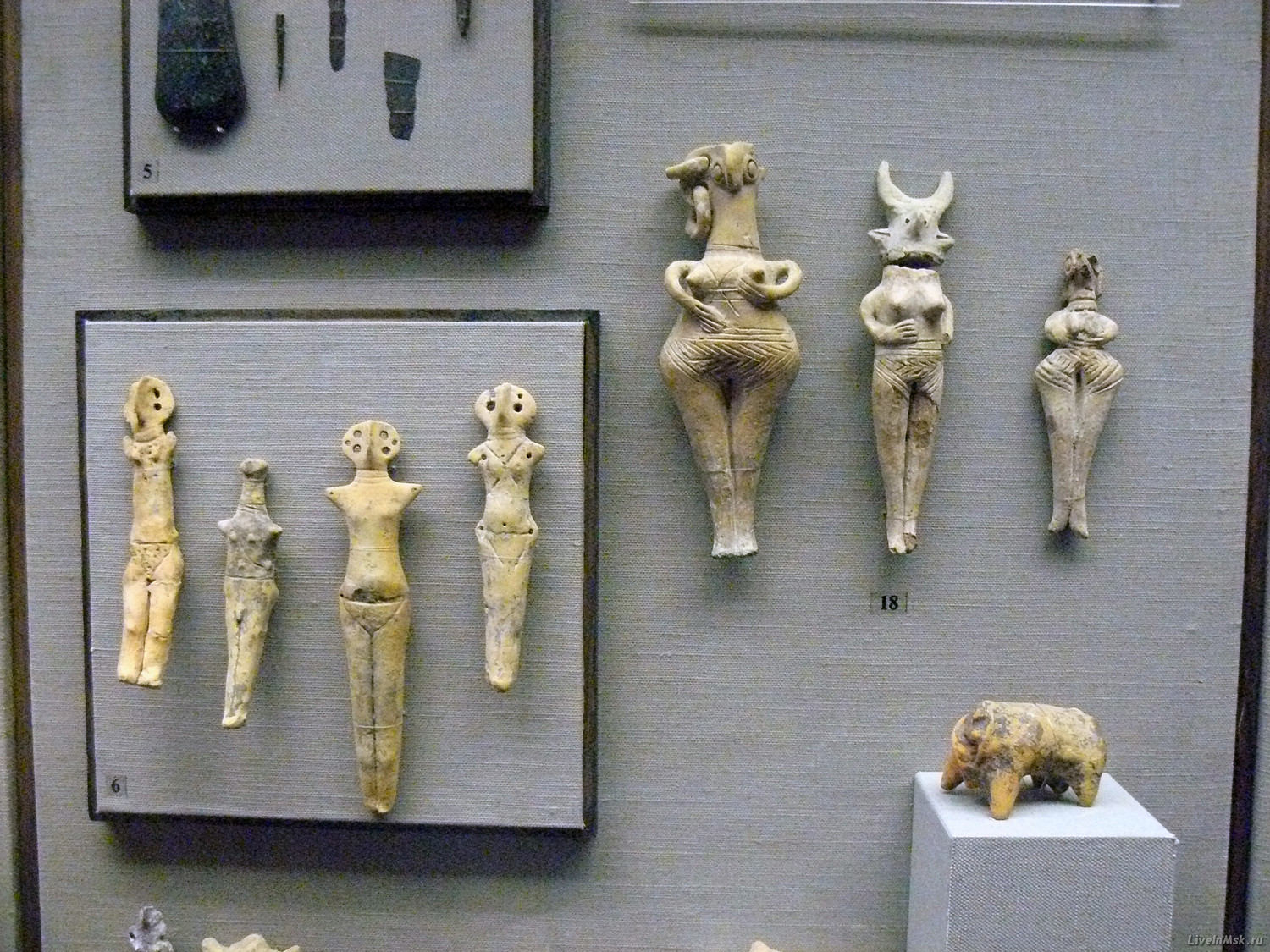Идолы эпохи неолита. Экспозиция ГИМ