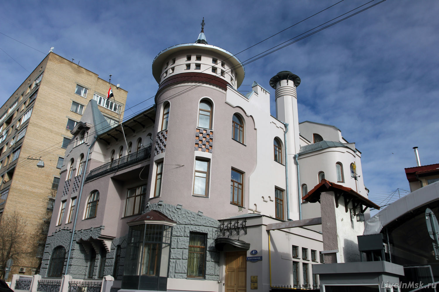 Дом П.В. Лоськова, Посольство Сирии, фото 2014 года
