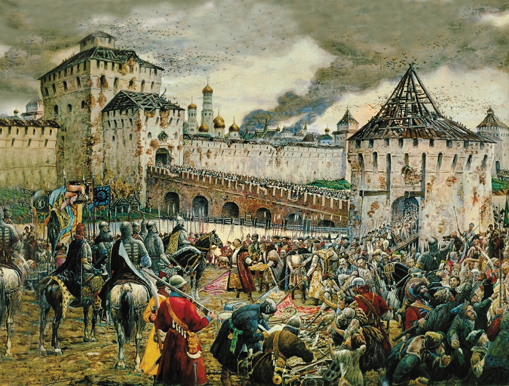 Кремль в 1612 году