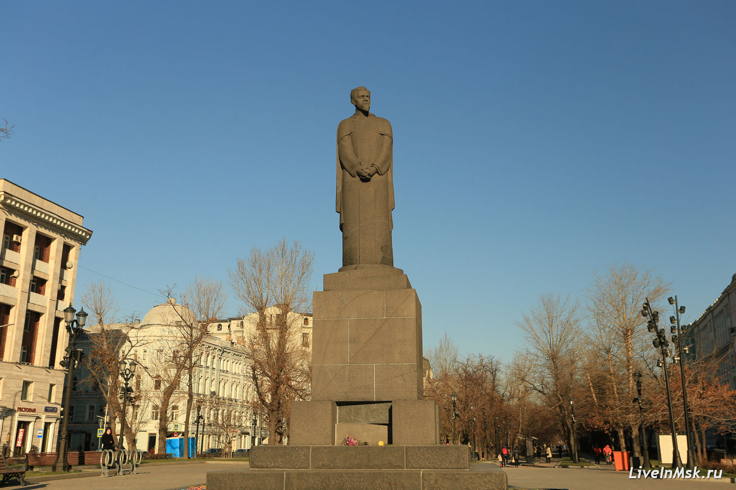 Памятник К.А. Тимирязеву, фото 2018 года