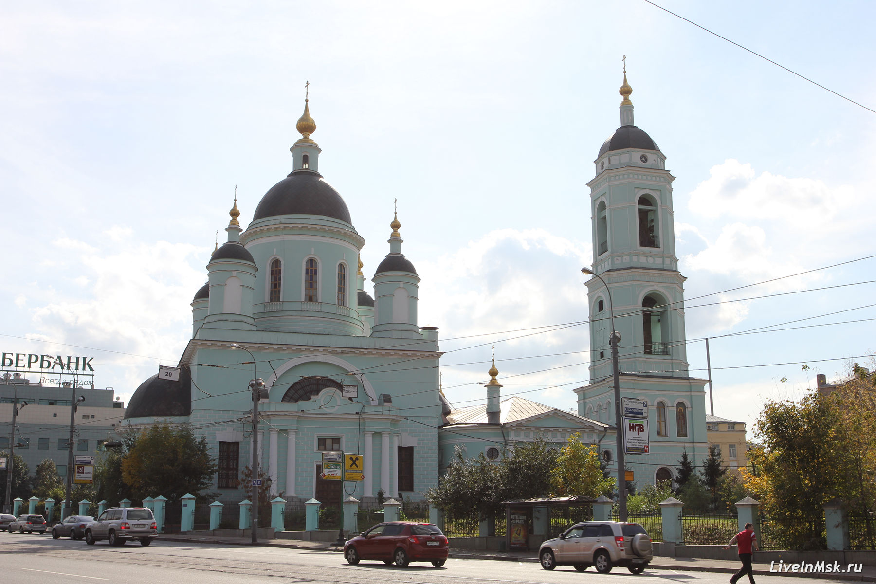 Храм Преподобного Сергия Радонежского в Рогожской слободе, фото 2012 года