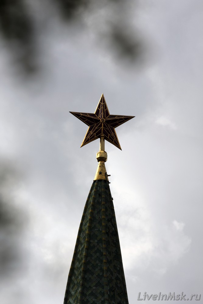 Звезда на Боровицкой башне Московского Кремля