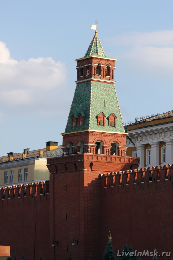 Сенатская башня Московского Кремля, фото 2015 года