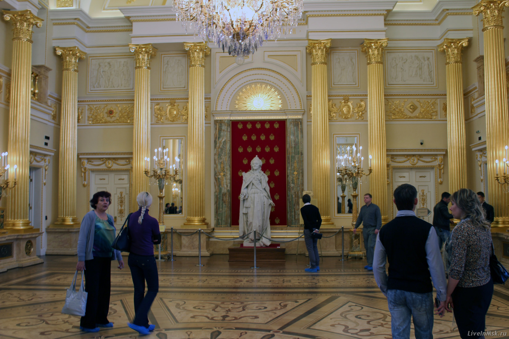 Екатерининсский зал в Царицыно, фото 2014 года