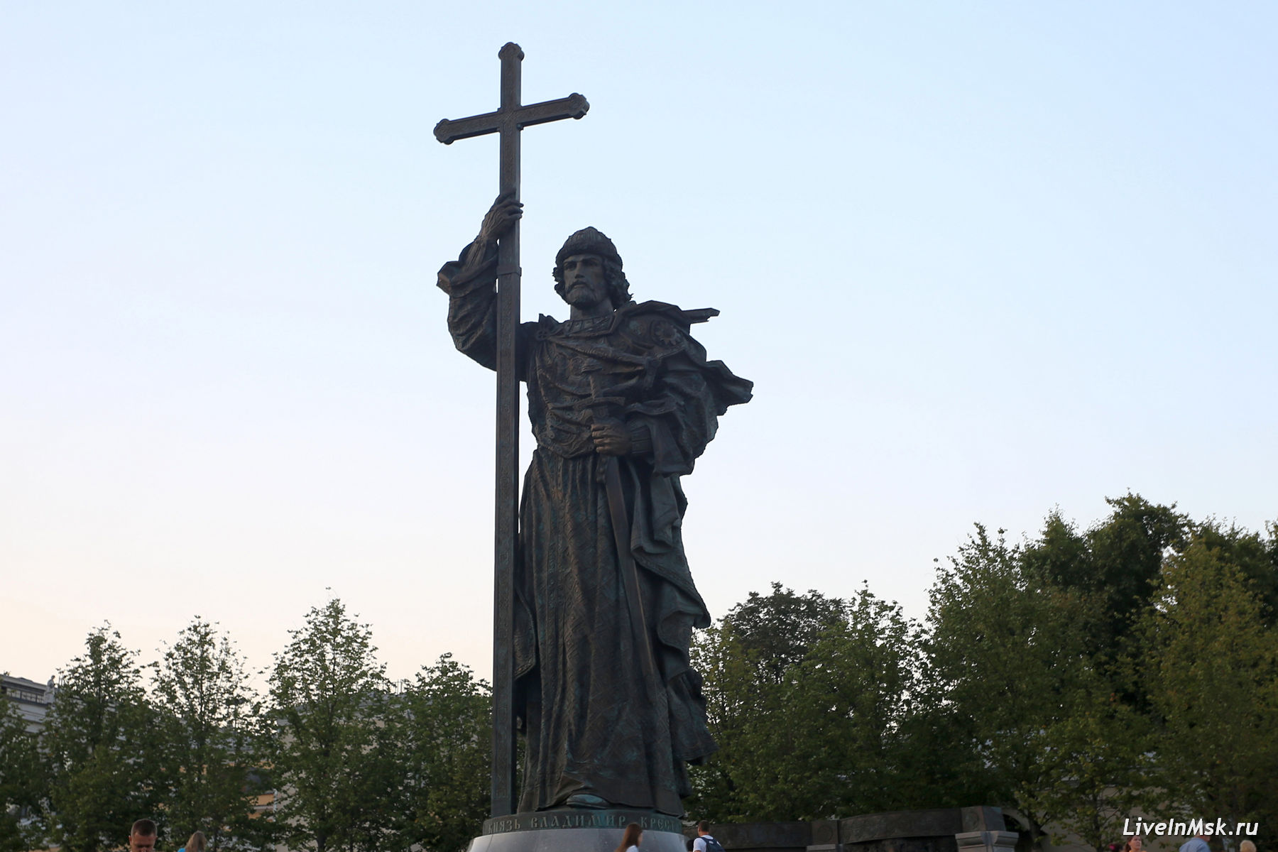 Памятник князю Владимиру, фото 2018 года