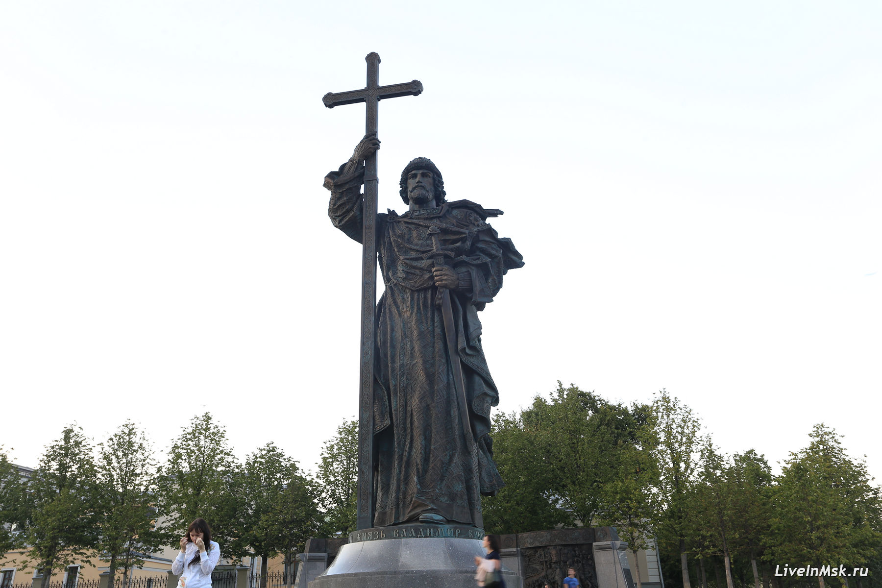 Памятник князю Владимиру, фото 2018 года