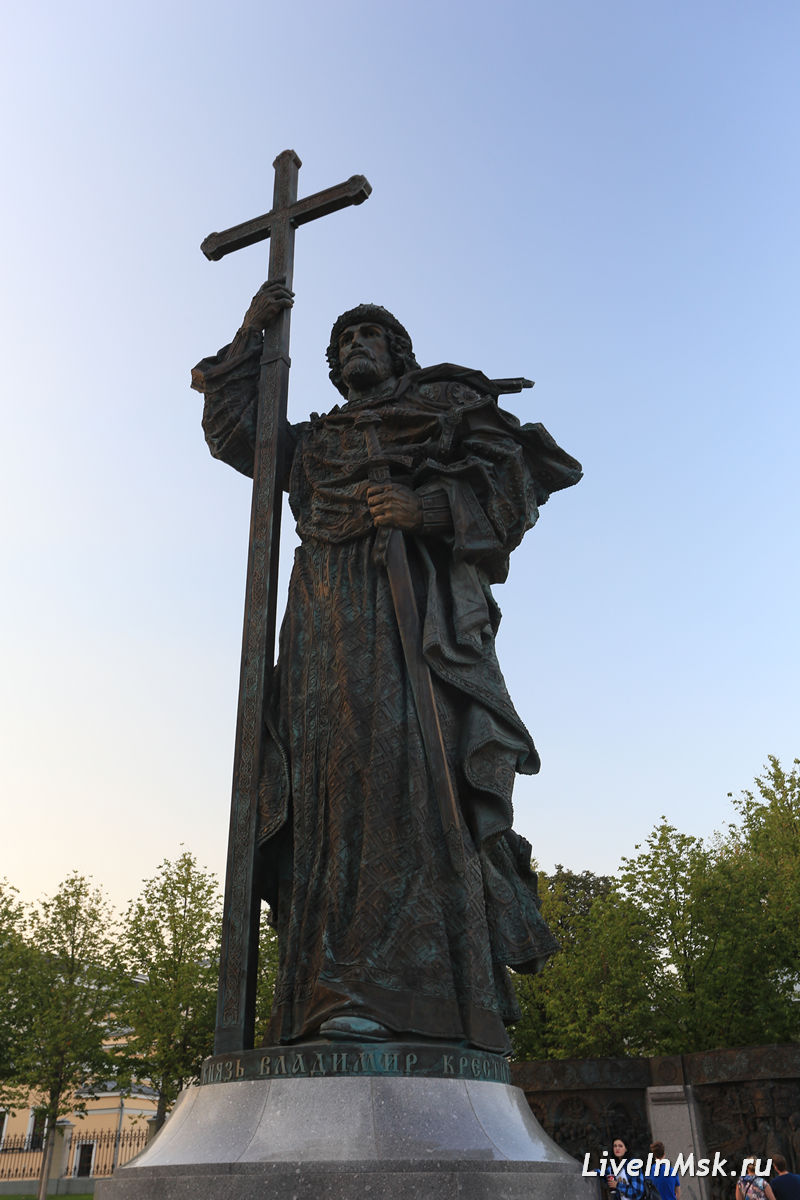 Памятник князю Владимиру, фото 2018 года