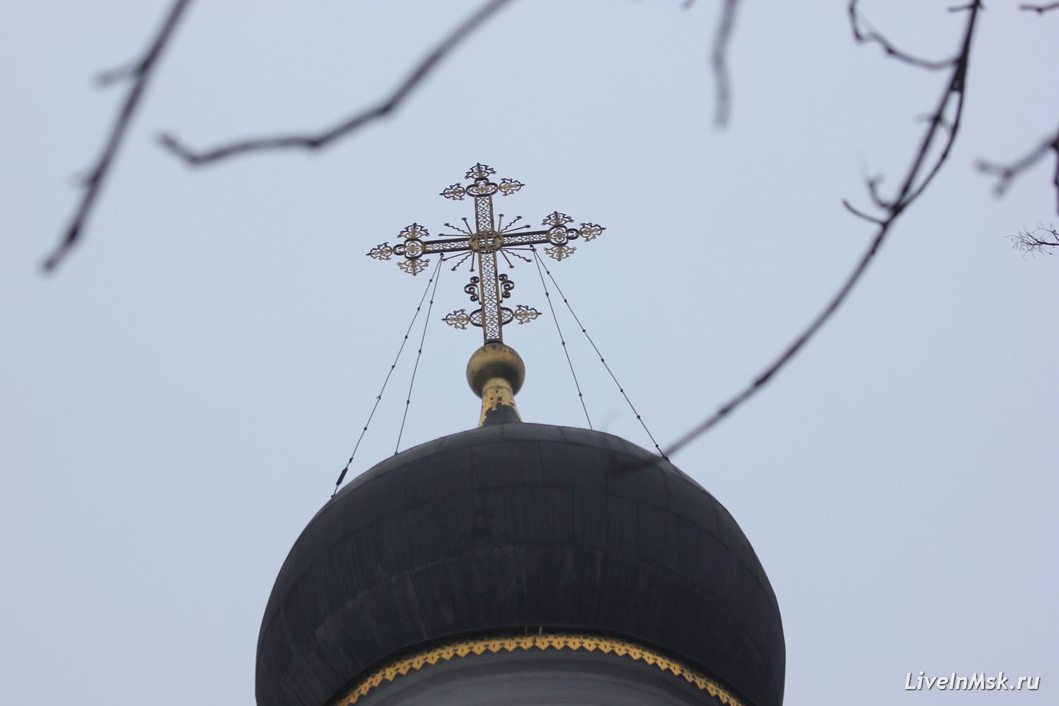 Купол Казанского храма в Узком