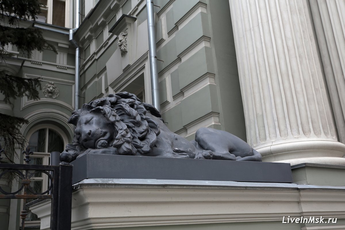 Дом со львами на Пятницкой, фото 2019 года