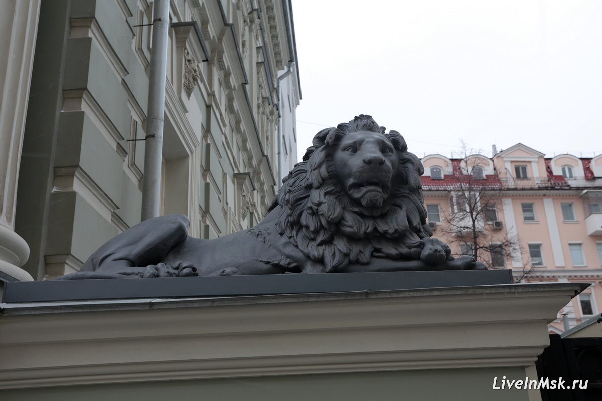 Дом со львами на Пятницкой, фото 2019 года