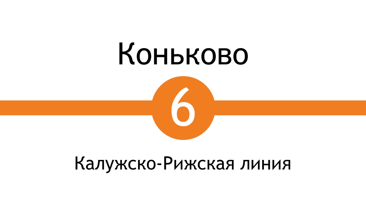 Метро Коньково